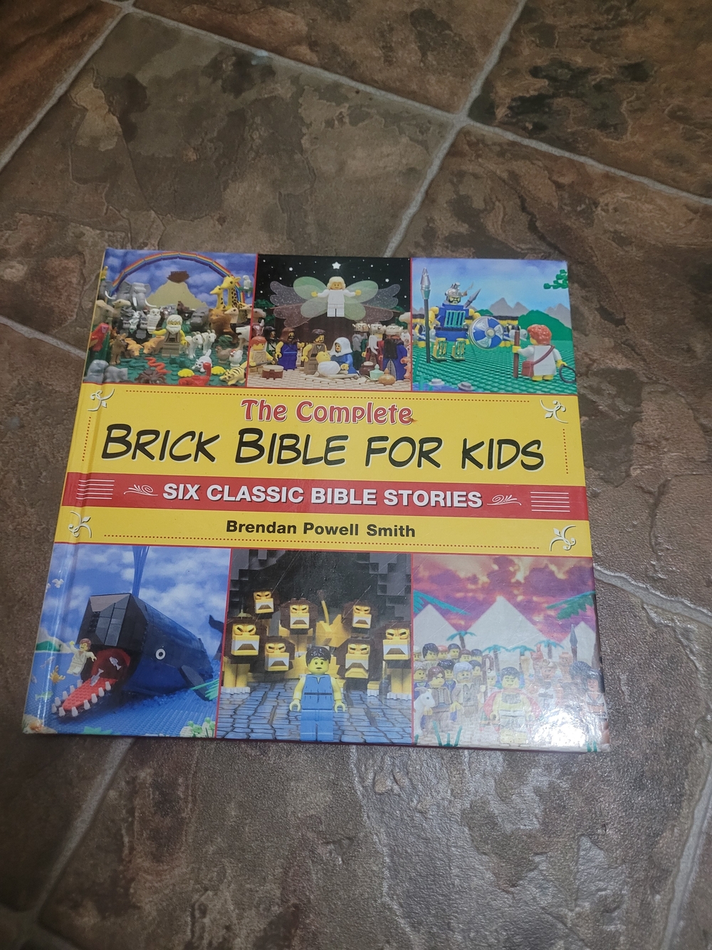 Lego Brick Bible for Kids - Yellow, Red, Blue Cover